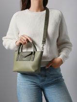 Cross Body Tas Maya Double Kba Lancaster Groen maya double kba 101-vue-porte